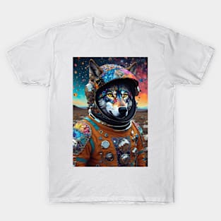 Galactic Wolf Explorer T-Shirt